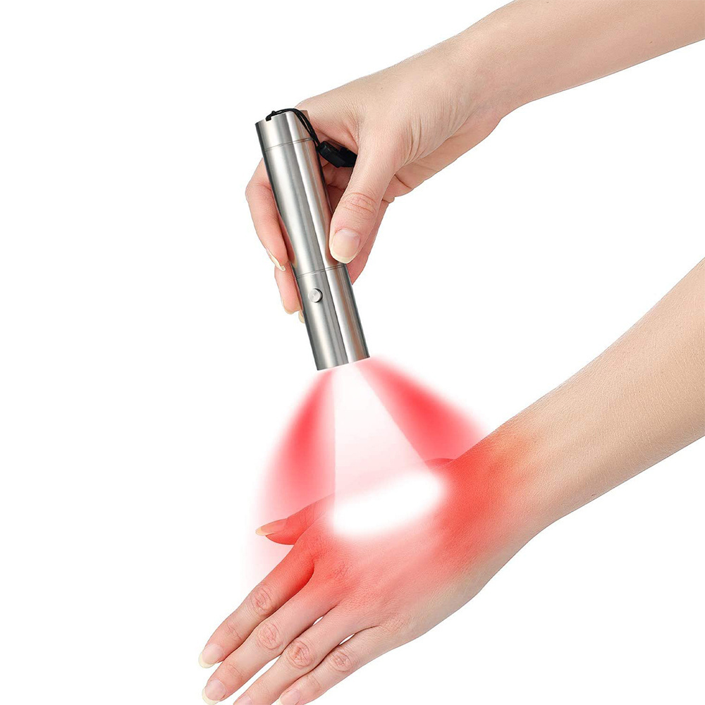 Factory Price 3 Wavelength 630nm 850nm 660nm Red Light Torch Near Infrared Light Therapy Pen For Pain Light Therapy Pen