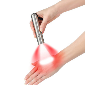 Factory Price 3 Wavelength 630nm 850nm 660nm Red Light Torch Near Infrared Light Therapy Pen For Pain Light Therapy Pen