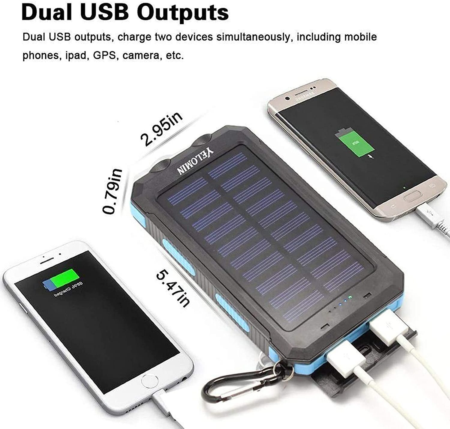 10000mah Power Banks & Power Station Solar Outdoor Fast Charging Power Bank