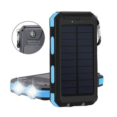 Newest CE Outdoor Solar Power Banks 20000mah Power Bank Mobile Fast Charger Power Bank With Led Display Flashlight