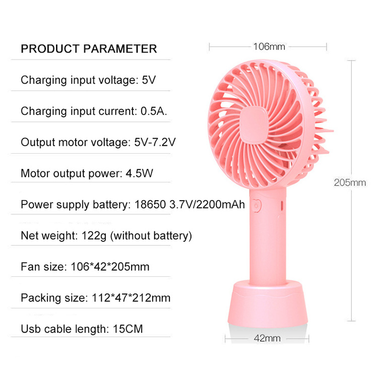 Perfume Mini Fan With Scented Piece Powerful Crystal Pull-out Portable Fan,Cooling Electric Fan For Girl