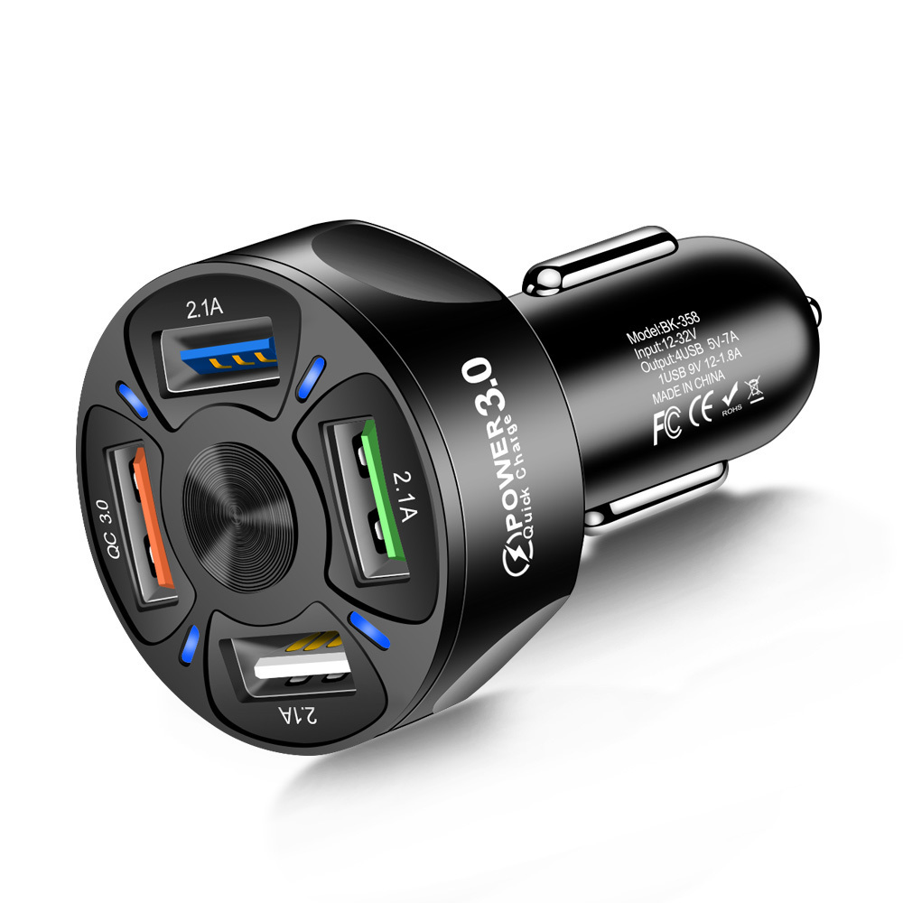 High quality Top Selling Products 2023 Fast Charging Usb Charger Car 4 Port 12v Adapter Usb Charger Car 4 Port