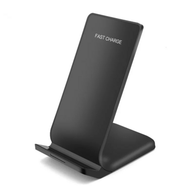 Portable CE FCC Rohs Mobile Phone Charger Stand 7.5W 10W 15W Fast Charging QI Wireless Charger for Samsung for Iphone