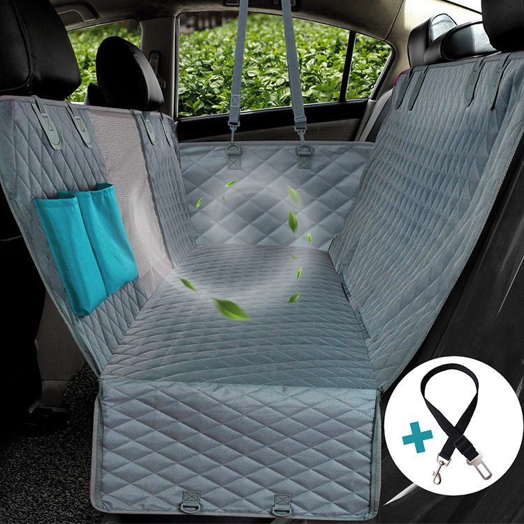 Pets Products 2023 Foldable Slips Waterproof Hammock Mats Pads Car Pets Nonslip Scratcher Carriers Rear Van Dog Back Seat Cover