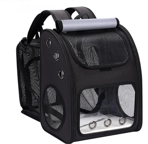 Oem Odm Factory Cat Dog Backpack Portable And Breathable Pet Backpack Large Capacity Foldable Pet Travelling Sling Bag Suitcase