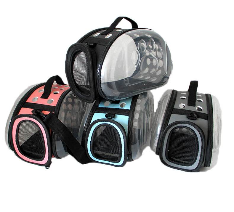 Airline Approved Portable Dog Space Bag Large-capacity Foldable Breathable Expandable Cat Dog Backpack Pet Bag Carrier