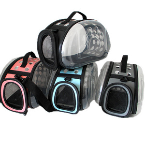 Airline Approved Portable Dog Space Bag Large-capacity Foldable Breathable Expandable Cat Dog Backpack Pet Bag Carrier