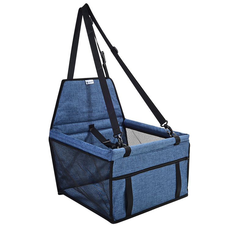 Waterproof Hammock Carriers Oxford Cloth Mat Crate Blanket Restraint Barrier Basket Cover Foldable Small Dog Pet Car Front Seat