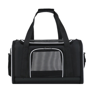 Portable Pet Cat Dog Carrier Transport Bag Foldable Mesh Breathable Dog Handbag Pet Carriers Travel Shoulder Bag