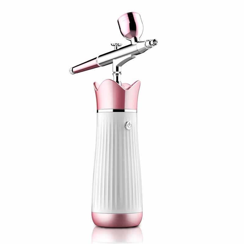 Portable Oxygen Injection Instrument USB Rechargeable Facial Steamer Spray to Moisturize skin for women