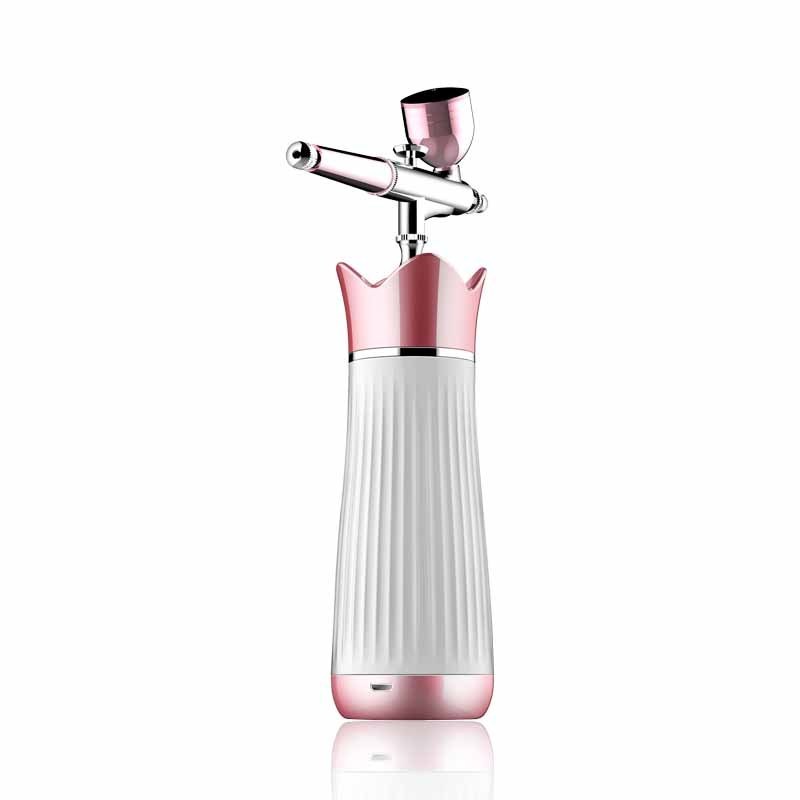 Portable Oxygen Injection Instrument USB Rechargeable Facial Steamer Spray to Moisturize skin for women