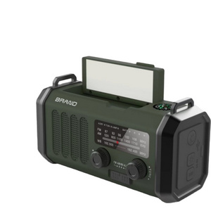 10000mah polymer battery Portable Emergency Portable Am Fm Radio with Reading lamp Hand Crank