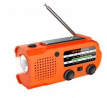 SOS am fm noaa emergency dynamo radio hand crank solar radio with reading lamp earphone jack