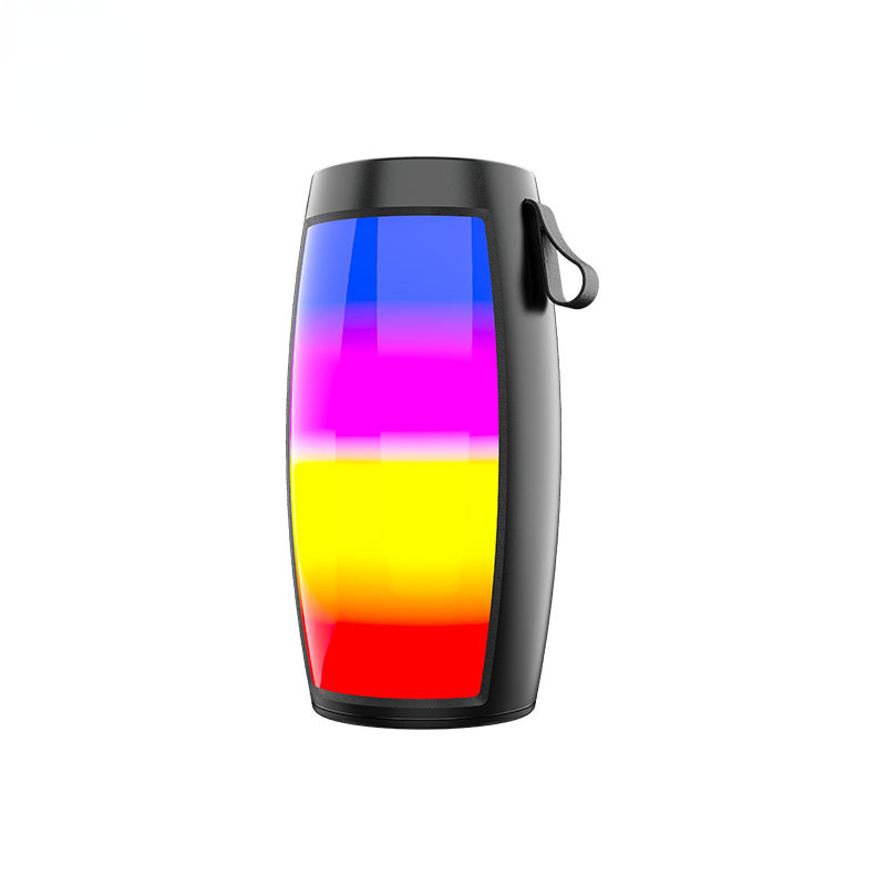 party colorful RGB LED light portable wireless speaker with strap