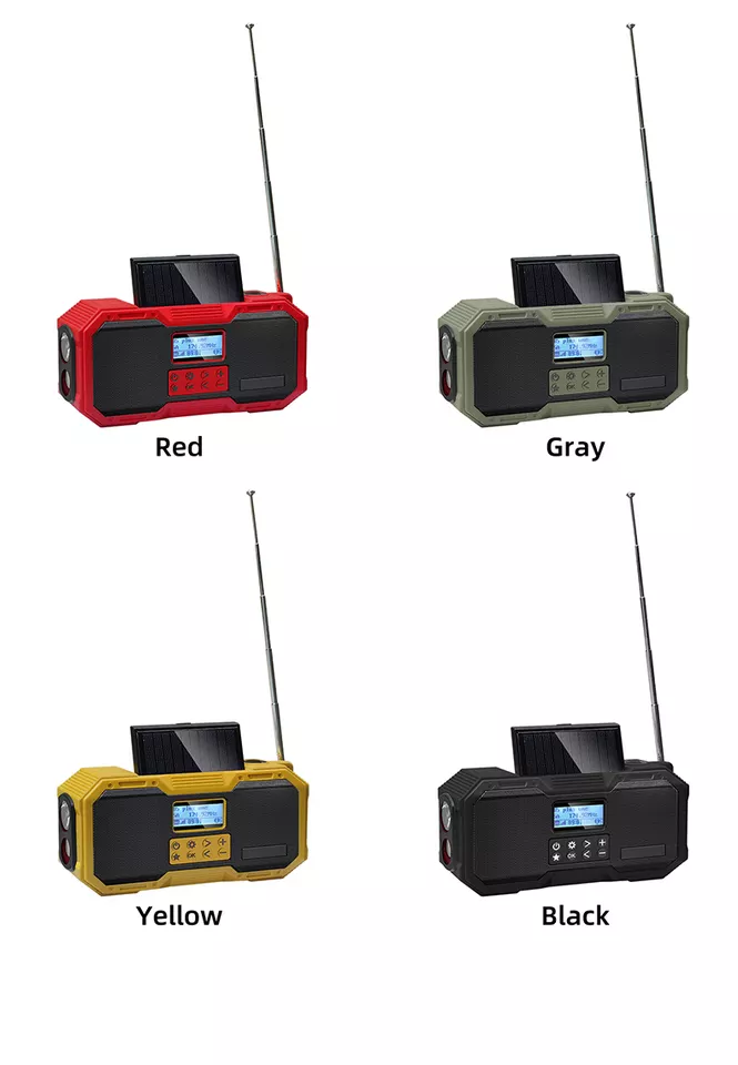 Wireless Speakers home Radios Sw Portable Battery Operated Fm DAB AM Radio With Compass/Thermometer