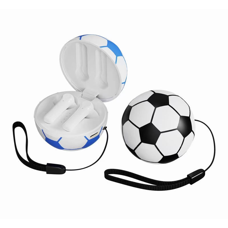 wholesale Factory Bluetooth wireless earbuds custom DIY IP cricket football basketball tennis baseball tws earbuds