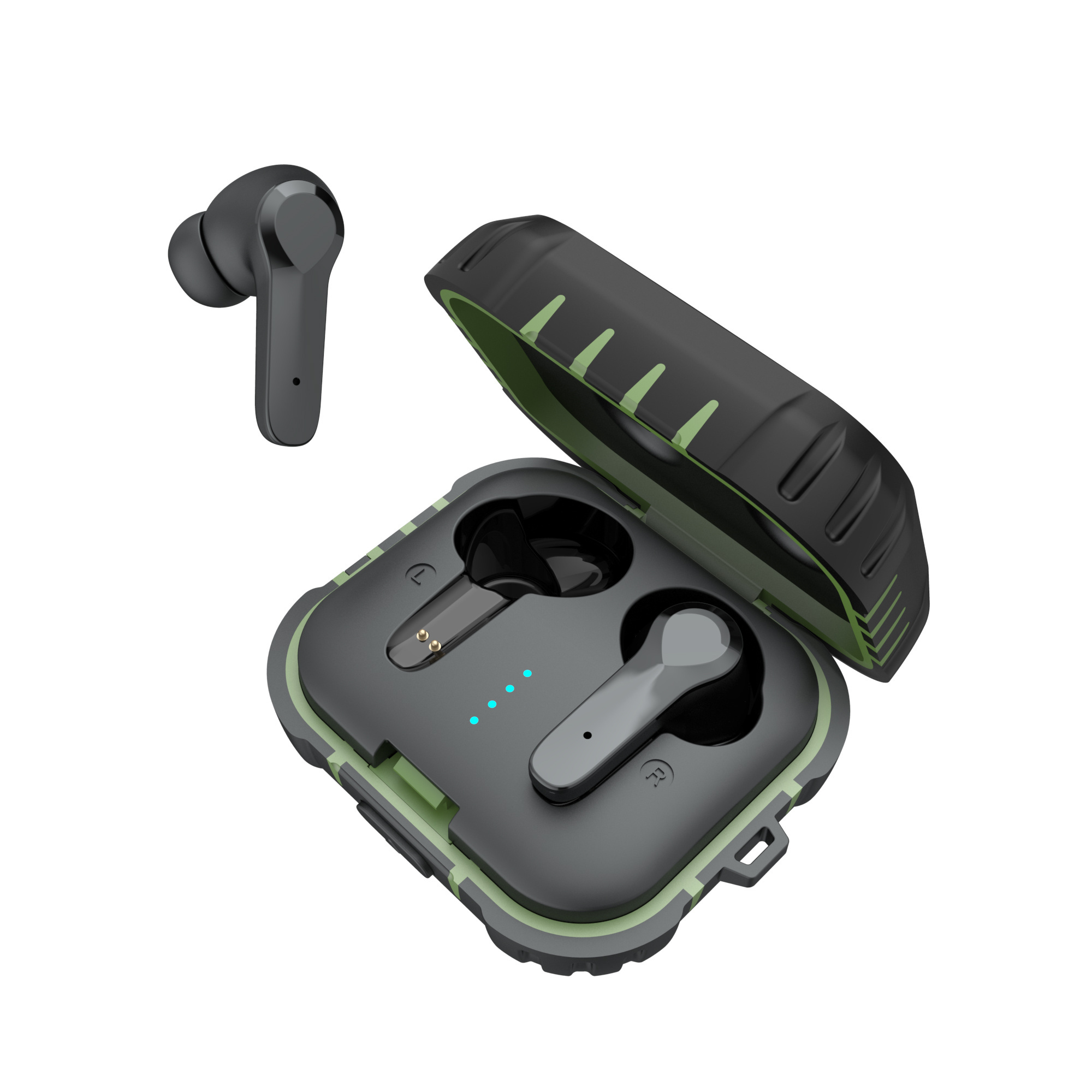 TWS IPX6 Waterproof BT 5.1 ANC Gaming Headsets Truly Wireless Earbud in ear Bluetooth Earphone Headphones