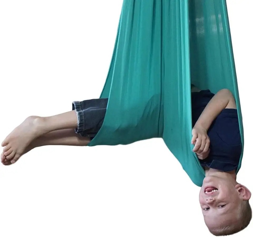 Adjustable Children Indoor Therapy Sensory Swing Cuddle Yoga Hammock for Kids with Special Needs