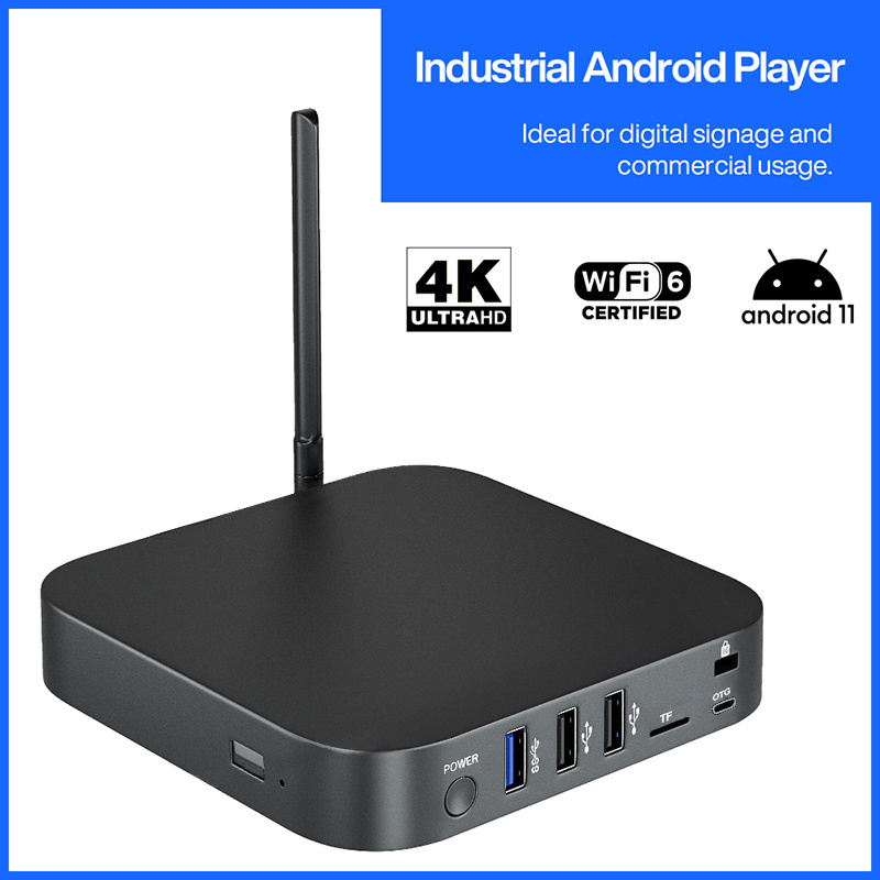 MINIX NEO X35i Plus 4K Ultra HD Industrial Android Player RK3566 Android 11.0 TV BOX WiFi6 2GB DDR4 32GB eMMC 5.1 6 layer PCB