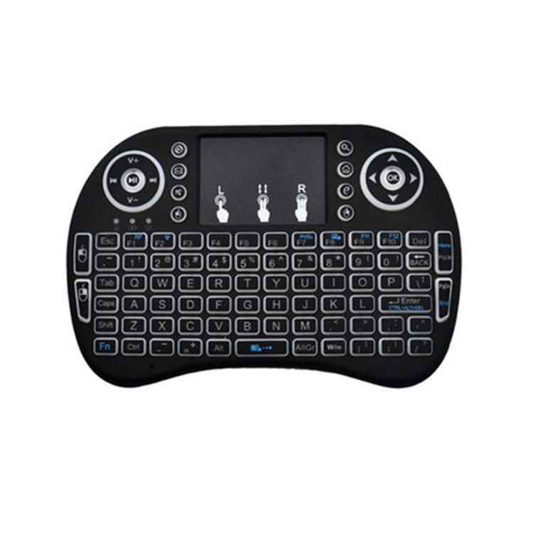 Newest I8 Backlight Keyboard China Top Ten Selling Products 2.4G Air Mouse Mini Wireless Keyboard i8 backlit remote controller