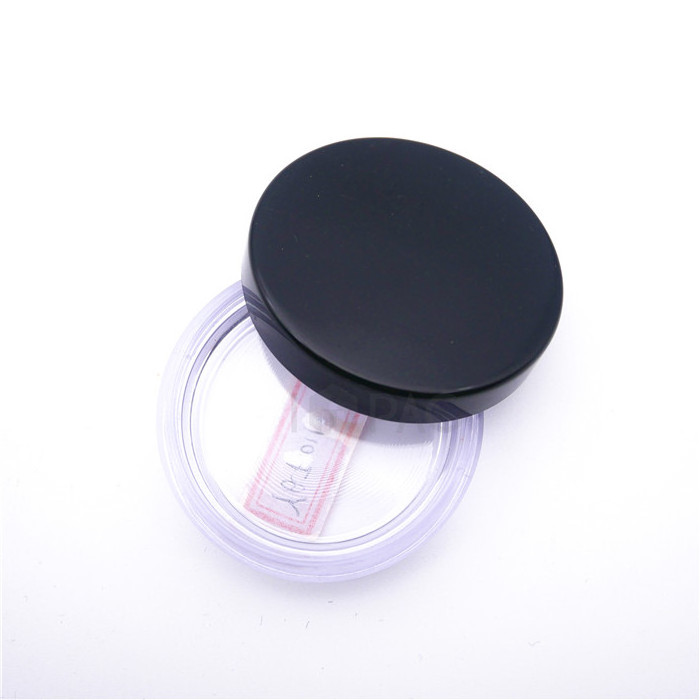 portable wide mouth clear empty lip scrub flat round jar small cream containers 10ml