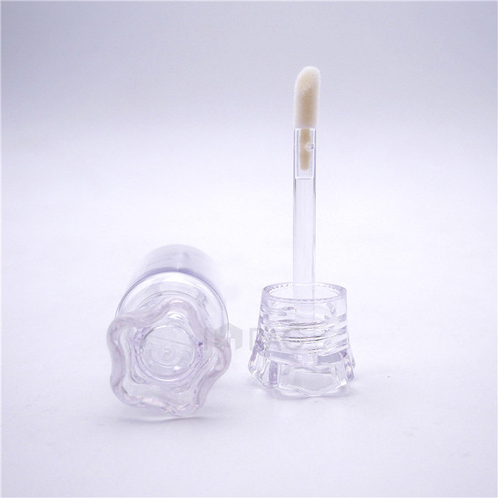 cute makeup clear candy shape lipgloss tubes round lipstick tube 8ml