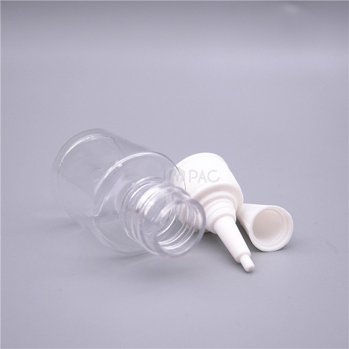 round empty clear small empty eyelash glue plastic bottle 15ml with cone cap