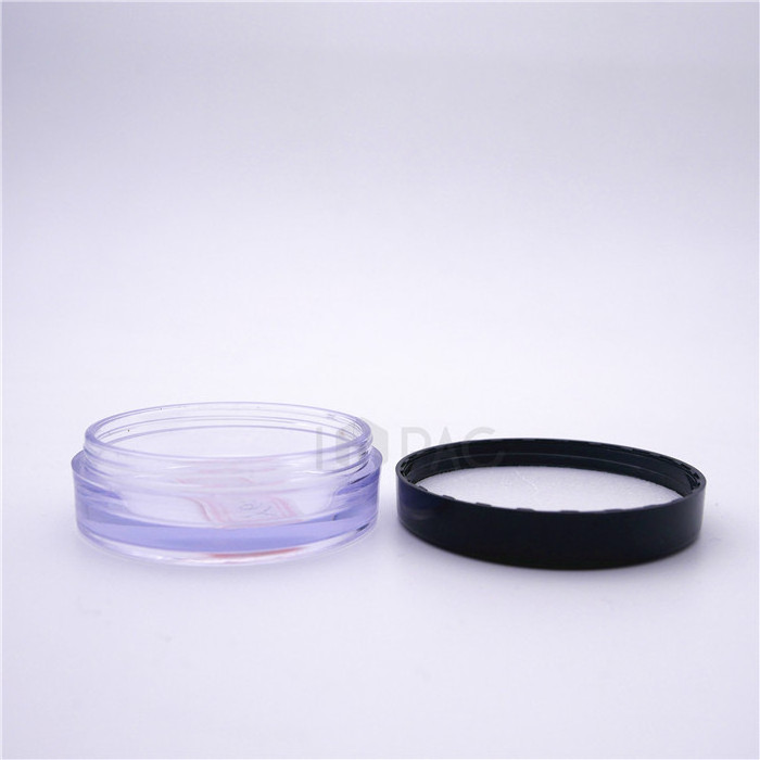 portable wide mouth clear empty lip scrub flat round jar small cream containers 10ml