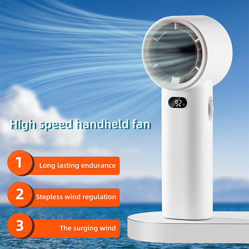 IMYCOO New Arrivals 3600mAh High Speed Handheld Mini Turbo Jet Fan Wholesale Summer Cooling Rechargeable Portable Handheld Fan