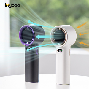 IMYCOO New Arrivals 3600mAh High Speed Handheld Mini Turbo Jet Fan Wholesale Summer Cooling Rechargeable Portable Handheld Fan