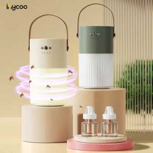 IMYCOO Rechargeable Battery Operated Outdoor Mosquito Killer Lamp Electric Mosquito Zapper For Outdoor