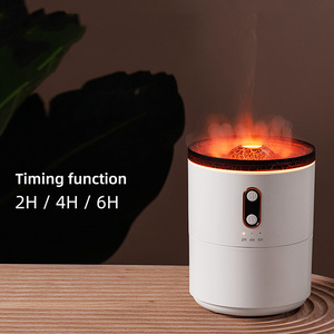 IMYCOO Hot Sales Portable Fire Jellyfish Volcano Humidifier Certified CE ROSH Mini Air Flame Humdifiers For Home Bedroom