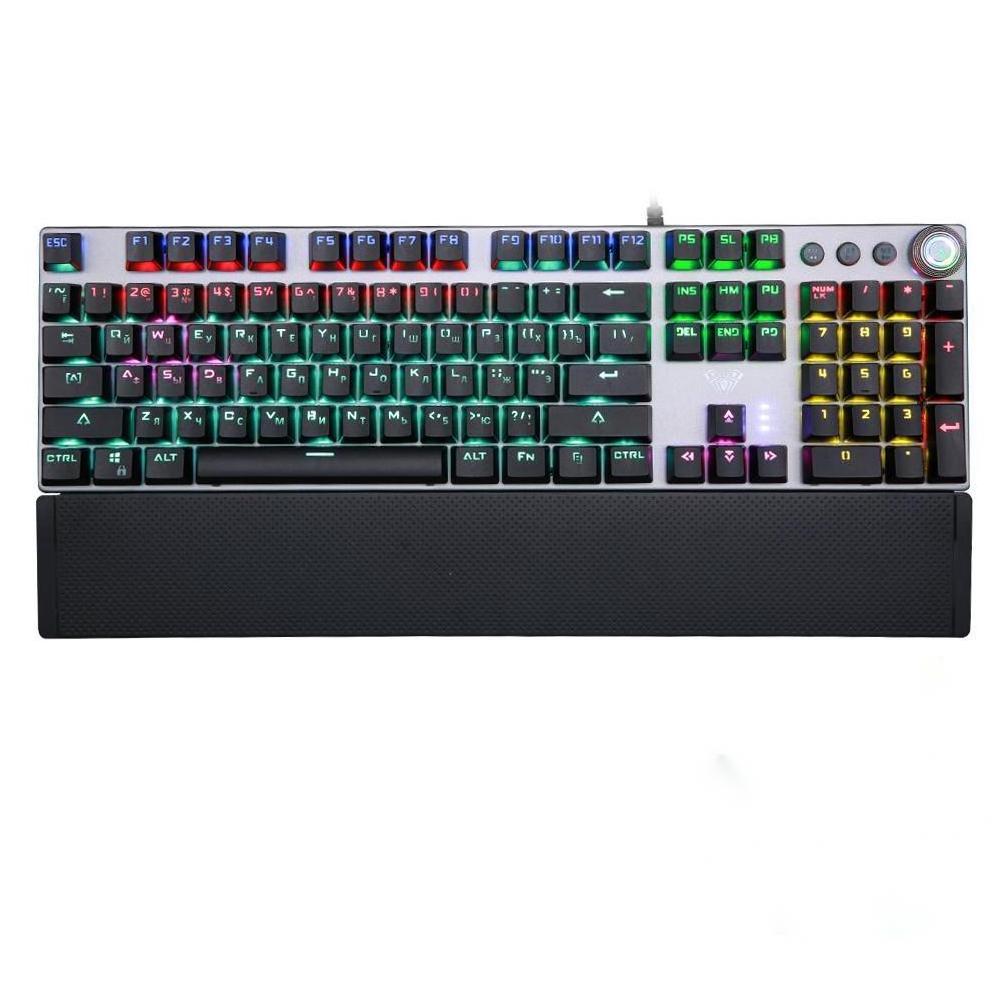 Customizable F2088 RGB USB Mechanical Gaming Keyboard Multicolor Switch 108 Keys Wired cable Game keyboard