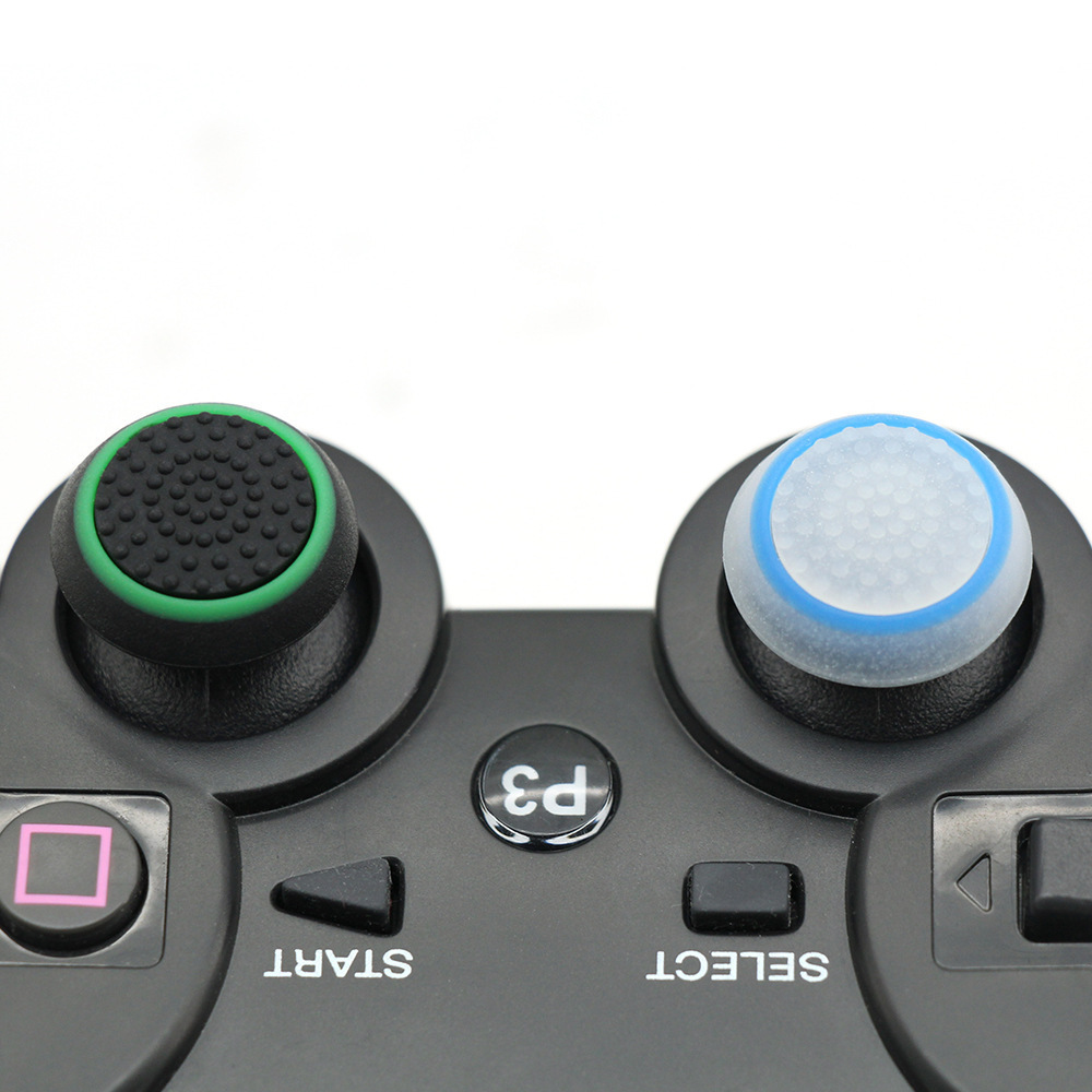 Luminous two-color handle silicone Thumb Grips Cover Ps4 Controller rocker cap For PS3 PS5 XBOX ONE