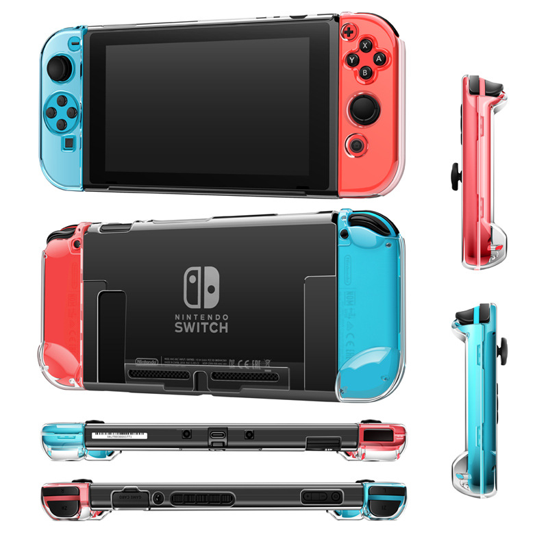 Transparent Shockproof Protective Hard Shell Case Cover Skin For Nintendo Switch Accessories Dockable Case For NS Switch Console