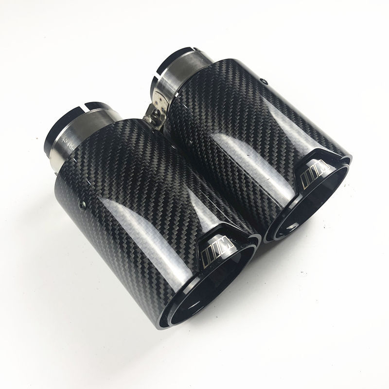 M Performance Exhaust Tip For BMW F10 M Performance Carbon Fiber Exhausts tips with 304 Stainless Steel End Pipes