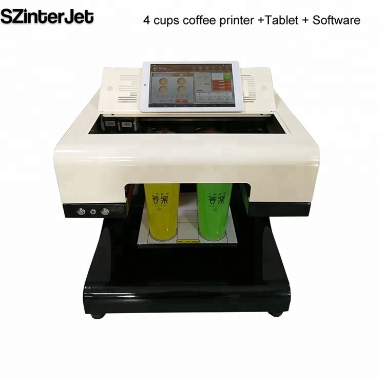 Directly print digital selfie hot coffee printer 3d machine