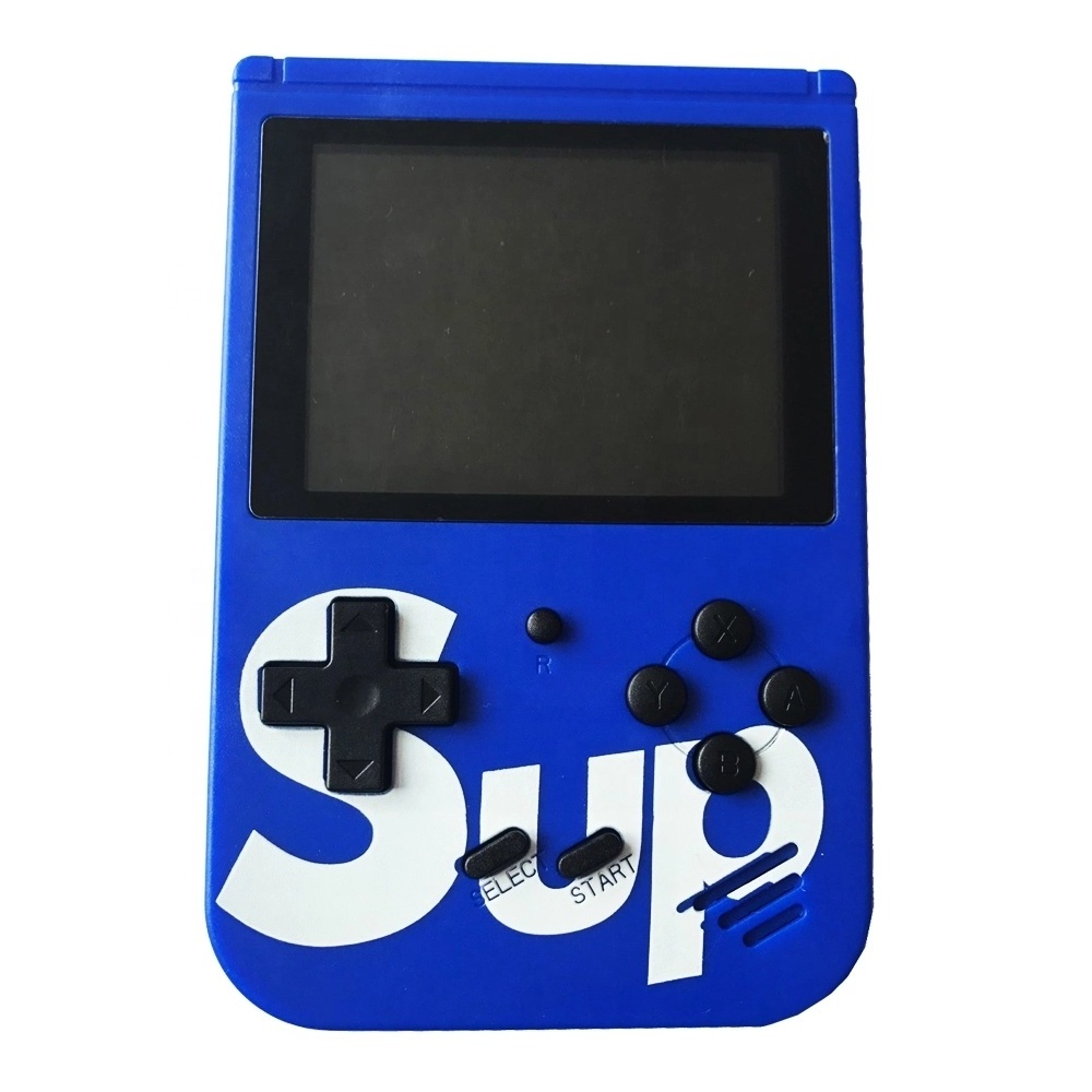 Hot 400 in 1 SUP Game Box Portable Retro Handheld 8 Bit Mini SUP Video Game Consoles Multi Color 3 inch LCD Support TV Output