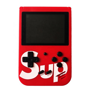 Hot 400 in 1 SUP Game Box Portable Retro Handheld 8 Bit Mini SUP Video Game Consoles Multi Color 3 inch LCD Support TV Output