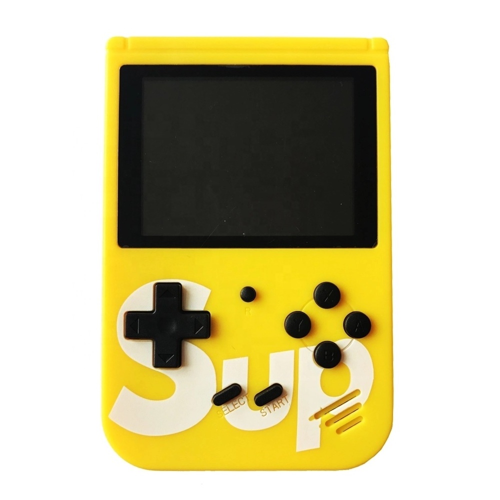 Hot 400 in 1 SUP Game Box Portable Retro Handheld 8 Bit Mini SUP Video Game Consoles Multi Color 3 inch LCD Support TV Output