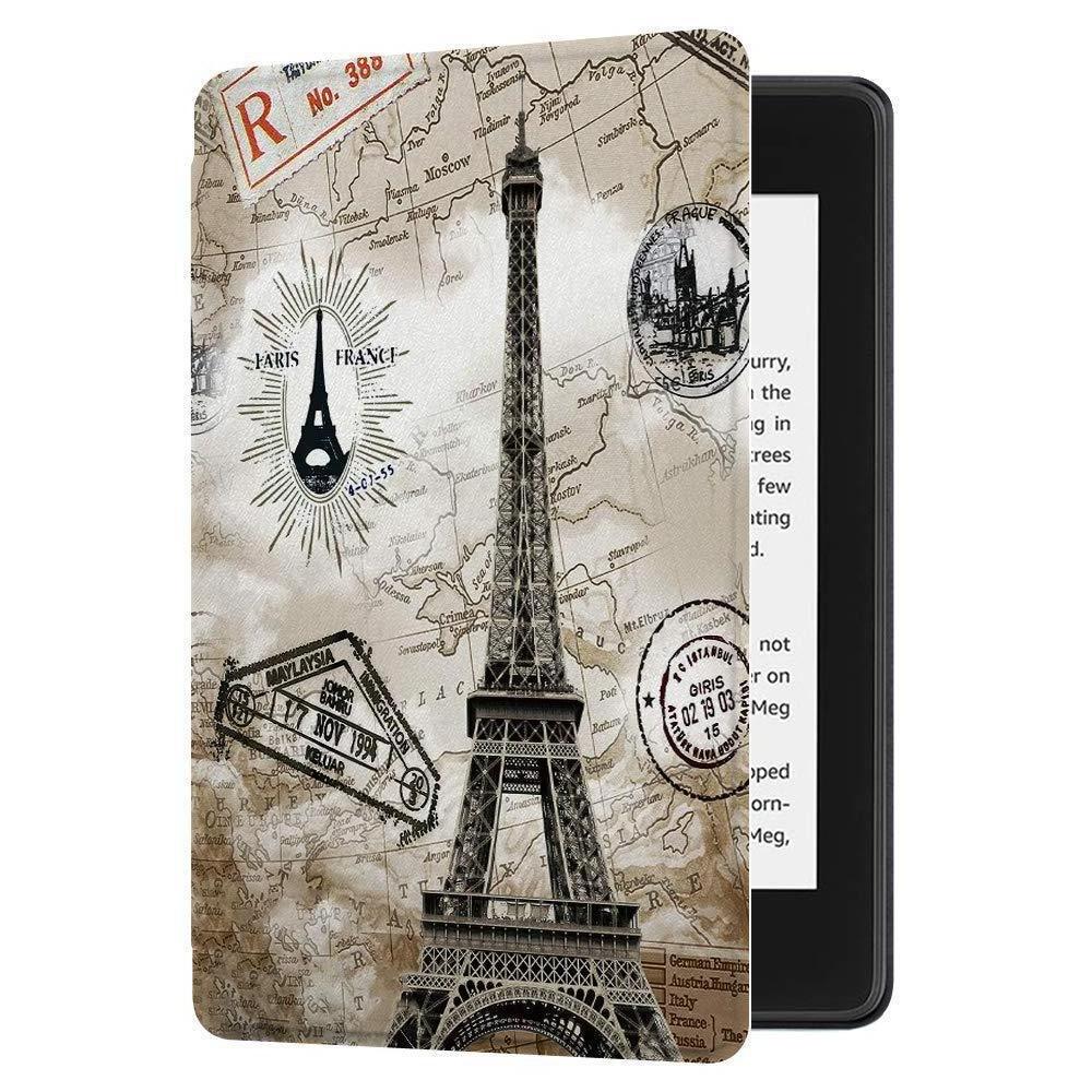 Magnetic Funda With Clear Acrylic Back Shell For Amazon Kindle Paperwhite 2021 Case 11th Gen (6.8