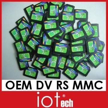 Wholesale Cheap DV RS MMC 1GB 2GB RS MMC Plus Mobile Memory Card