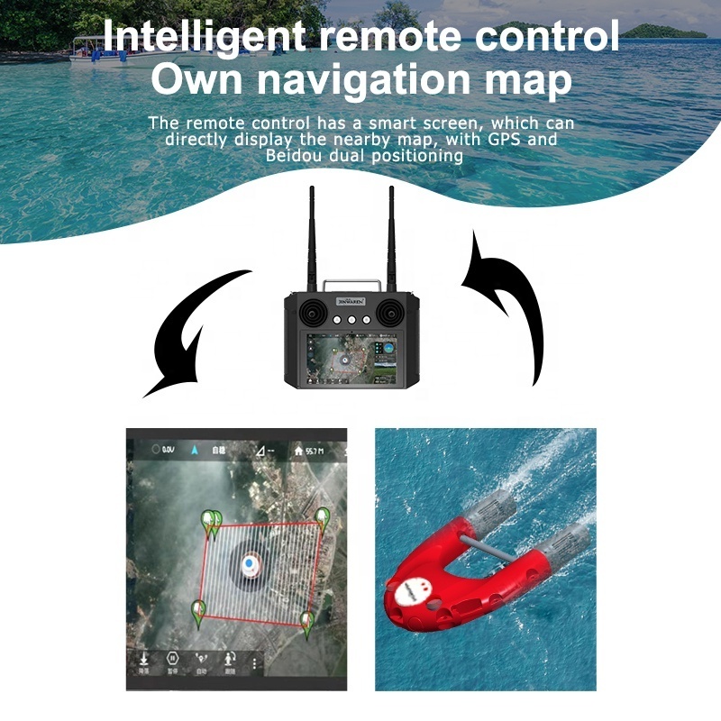 High Performance Emergency Rescue Remote Control Unmanned Electric Smart Life Buoy For Sale