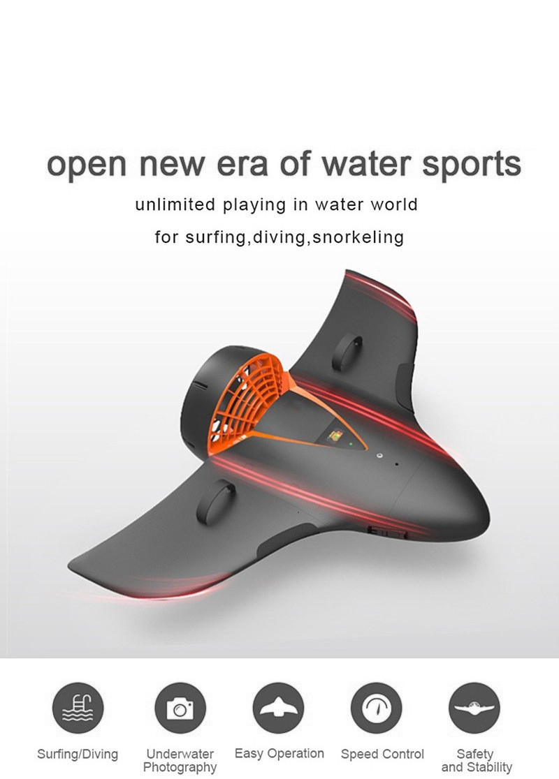 Swimming Diving Equipment Underwater Swimming Aid Toy Propeller Hand-Held Booster Underwater Diving Submarine Scooter