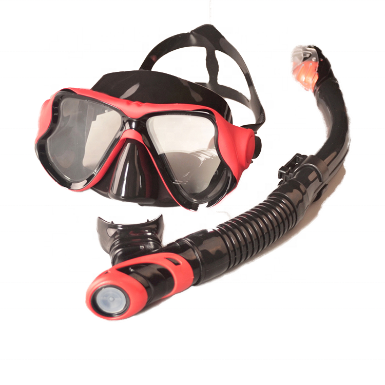 Snorkel Mask Snorkel Set Anti Fog Adult Professional 180 Degree View Go Pro Swim Scuba Diving Mask