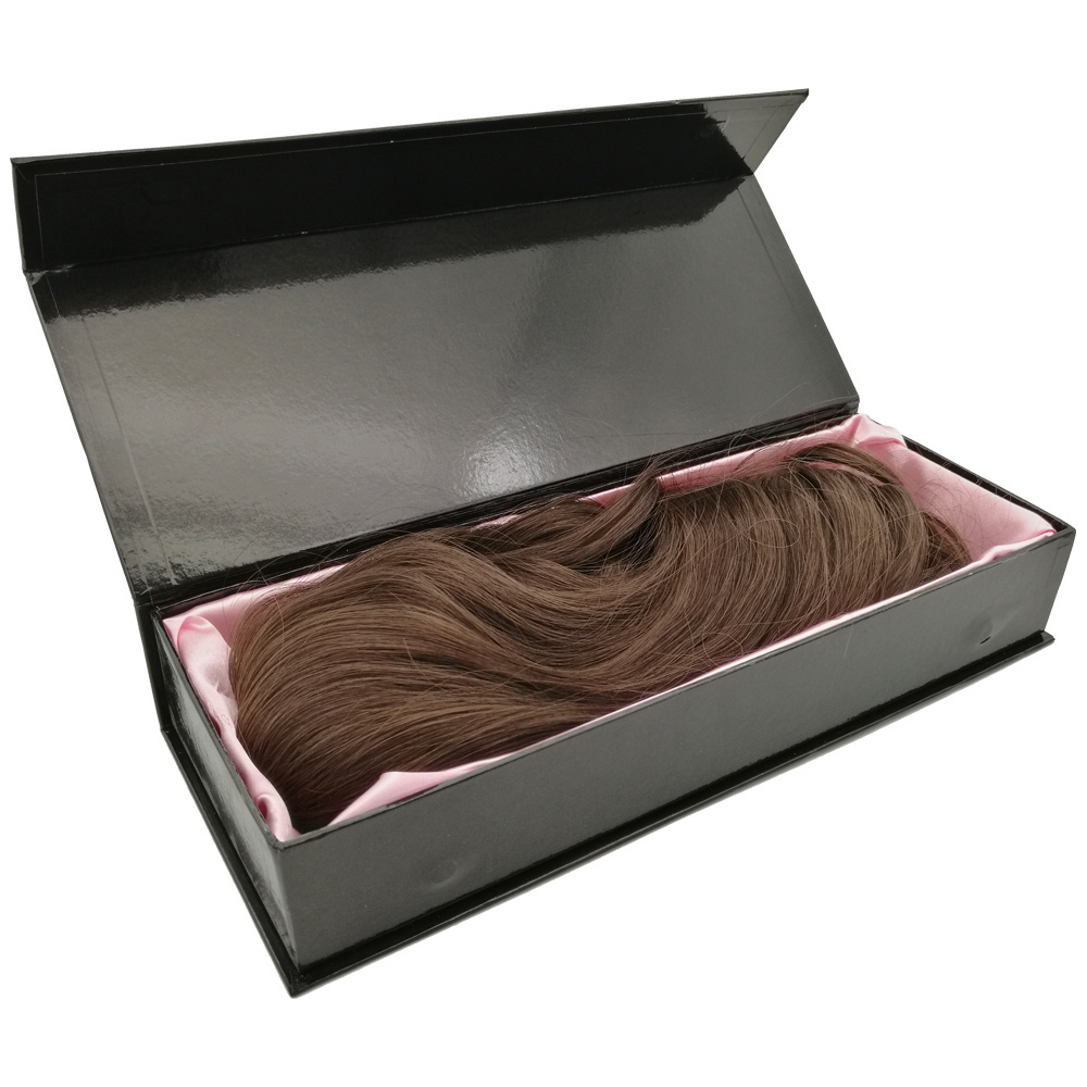 Custom logo virgin weave bundle box hair extension packaging