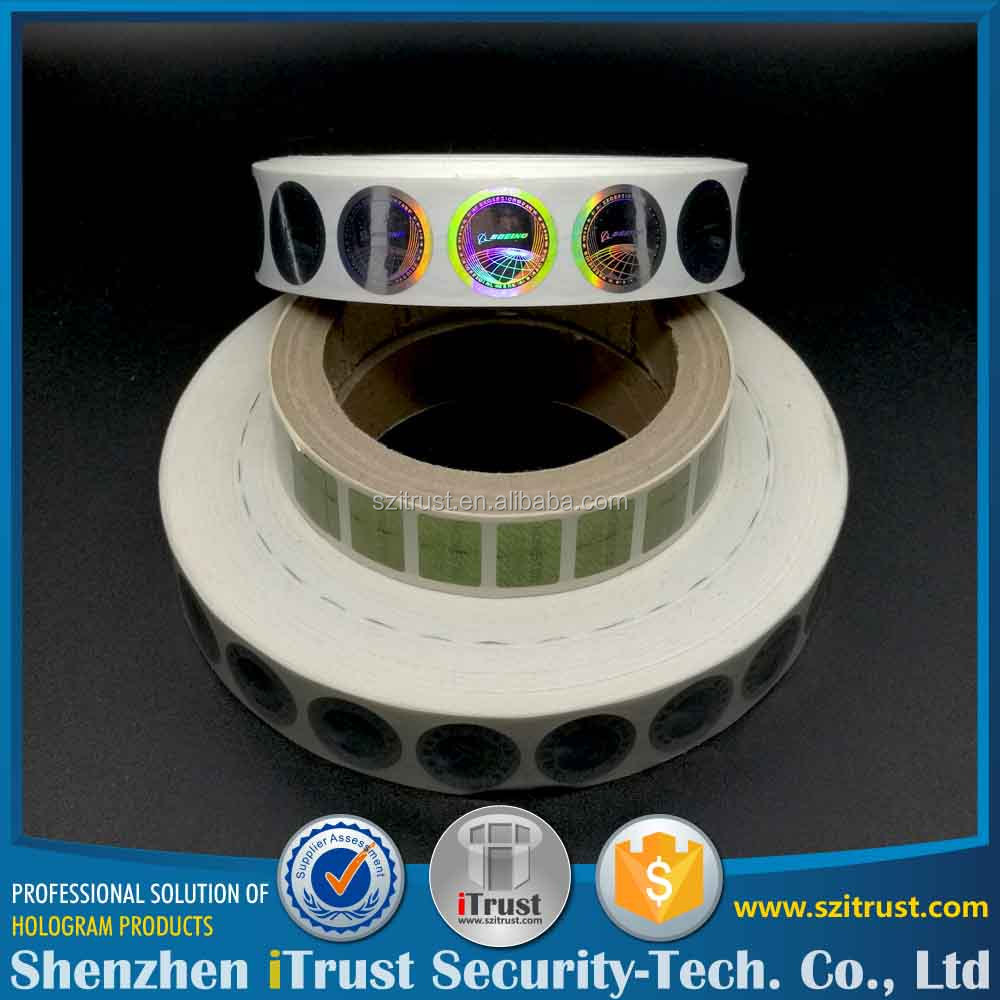 Factory Direct Sales Customizable Security Hologram Scratch off Label Sticker Roll