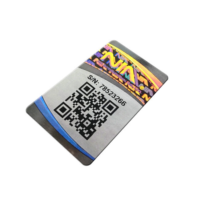 Tamper Evidence Warranty Hologram Stickers Custom Channel Serial Numbers Anti-Fake Self Adhesion Hologram Labels Logo Printing