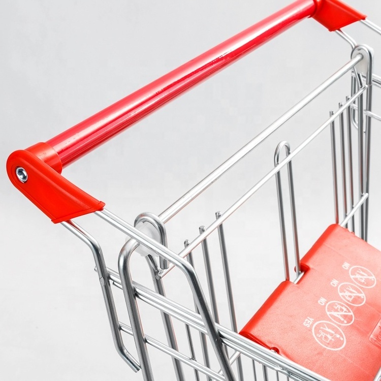 125L Euro Style Shopping Trolley Store Trolley Metal Shopping Cart