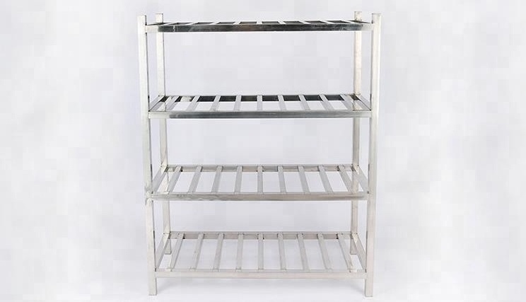 Adjustable Kitchen  4 Tire Storage Rack  Shelf Stainless Steel Adjustable  Storage Rack customized design for sale